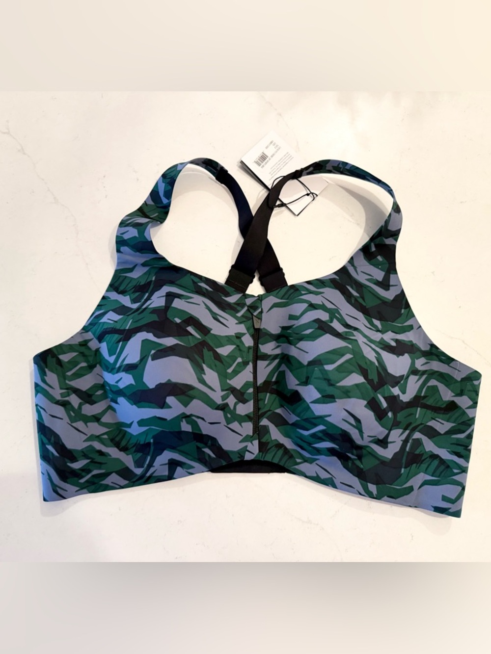 NWT Knix CATALYST FRONT ZIP SPORTS BRA Camo SIZE 8 AXIS HIBRA112AX8